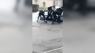 Police Shoot Protester In The Face With Grenade Laucher At Close Range In France