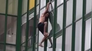 Drugged Individual Falls From The 5th Floor Of Residental Building