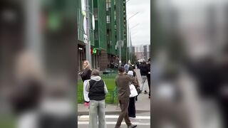 Drugged Individual Falls From The 5th Floor Of Residental Building