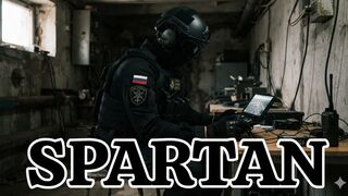 A GROUP OF UKRANIAN SOLDIERS CHALLENGED "SPARTAN"