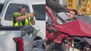 USA: Police Chase Ends With Crash In Florida
