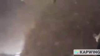 RUSSIAN MEDIC AND WOUNDED COMRADE GETTING HIT BY ARTILLERY