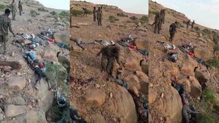 Massacre in Ethiopia Many Dead People