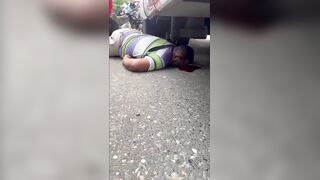 Motorcyclist`s Life Ended Under Bus Wheels In Colombia