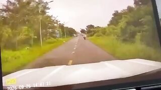 Dashcam Captures Moment Of Head On Collision That Left One Rider Dead