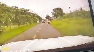 Dashcam Captures Moment Of Head On Collision That Left One Rider Dead