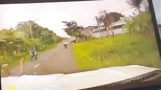 Dashcam Captures Moment Of Head On Collision That Left One Rider Dead