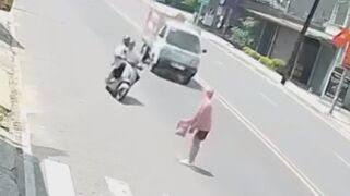 Woman Hit By Moped, Critically Injured After Falling Head First On The Road