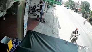 Woman Hit By Moped, Critically Injured After Falling Head First On The Road