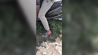 Body of Drug Addict Found Still Sitting on Moped in India