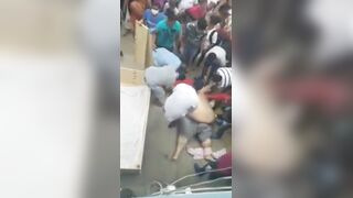 Classic: Crowd Struggles to Move Extremely Obese Man  Who Died in the Street