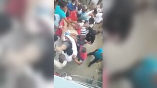 Classic: Crowd Struggles to Move Extremely Obese Man  Who Died in the Street