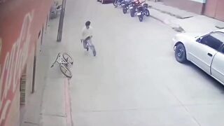 Hitman Leaves On Bicycle After Killing An Elderly Man Inside Crowded Bar In Guatemala