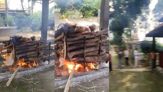 Another Footage Of Cremation In Bangladesh