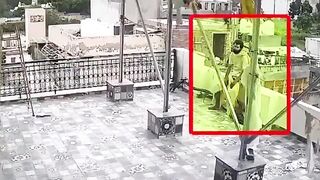 Man Jumps From The 4th Floor In India , Dies {New Angle}
