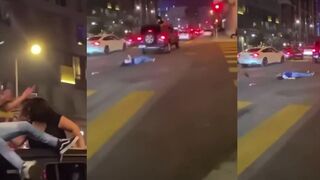Stupid woman, partially paralyzed
