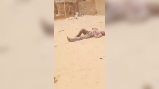 RSF Militant Executes A Goverment Supporter In Sudan