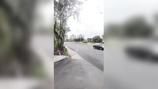 Elderly Bike Was Found Hanging From Tree On The Roadside