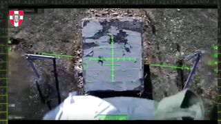 UAF dropping explosives into ruzky vault, and building collapse #003