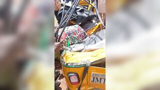 Three Killed In Rickshaw, Truck Crash