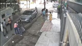 Elderly couple flung in air, injured after being hit by car in Delhi