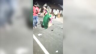 Drunk Man Causes Chaos By Driving in India
