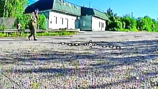 Just another katsap get the "unknown technology" from UA FPV ambush drone