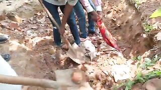 Exhumation Of Man Who Was Killed And Robbed Of His Motorcyle By Soldiers In Congo