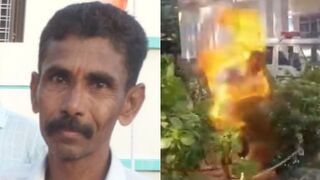 Shop Owner Self Immolates Outside Police Station In India