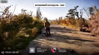 Direct FPV hit on a Russian soldier.