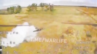 A russian invader was sent flying by a Ukrainian strike.