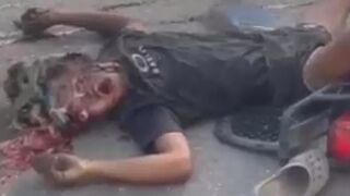 Venezuelan Biker Dies Under The truck Wheels