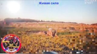 Ukrainian chilling after the hit.