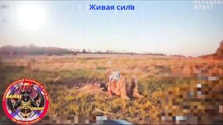 Ukrainian chilling after the hit.
