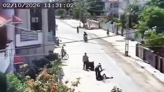 Motorcyclist Slips And Gets Killed By Another Rider In India