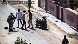 Motorcyclist Slips And Gets Killed By Another Rider In India