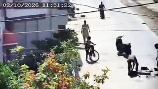 Motorcyclist Slips And Gets Killed By Another Rider In India