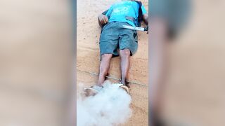 WCGW When You Try To Cut A Live Wire