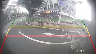A woman is dead after getting hit by a dump truck while riding her e-bike