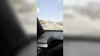 Man Fell Off Motorcycle, Truck Finished The Job
