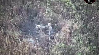 Russhit vs little drone. Slap Battle.