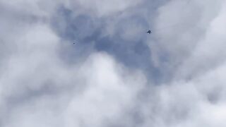 Ukrainian Mig-29 pilot shoot the ruzky drone in a sky