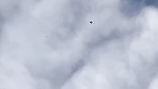 Ukrainian Mig-29 pilot shoot the ruzky drone in a sky