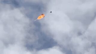 Ukrainian Mig-29 pilot shoot the ruzky drone in a sky