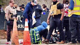 USA: Spectator Pinned Under Dodge Charger During Recent Race Event
