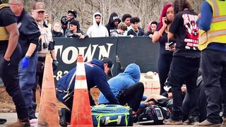 USA: Spectator Pinned Under Dodge Charger During Recent Race Event