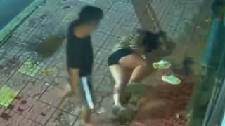 Brut Savagely Attacks Helpless Wife, Kicks Her In The Head in Vietnam