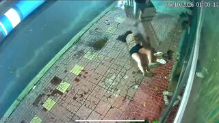 Brut Savagely Attacks Helpless Wife, Kicks Her In The Head in Vietnam