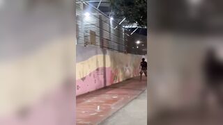 Mentally Ill Thief Hit, Killed By Bus During Chase In Brazil (FULL)