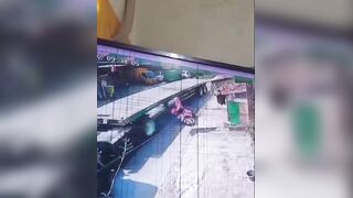 Female Motorcyclist Killed After Being Run Over by Truck